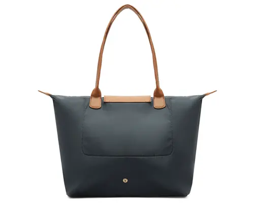 Bolsa Shopping Grande Nylon Botão