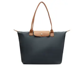 Bolsa Shopping Grande Nylon Botão