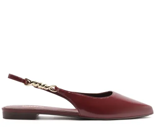 Sapatilha Slingback Bico Fino