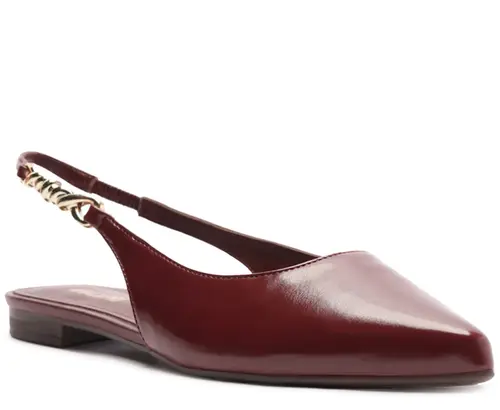 Sapatilha Slingback Bico Fino