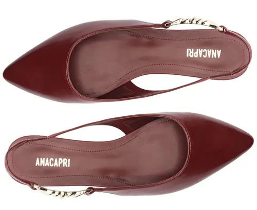 Sapatilha Slingback Bico Fino