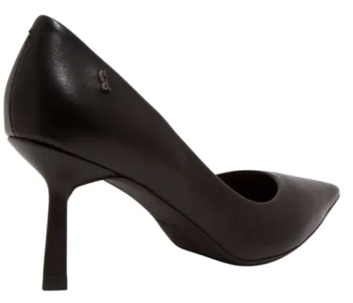 Scarpin Couro Soft Salto Fino