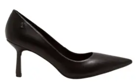 Scarpin Couro Soft Salto Fino