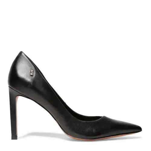 Scarpin Couro Confort Salto Fino