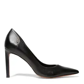 Scarpin Couro Confort Salto Fino
