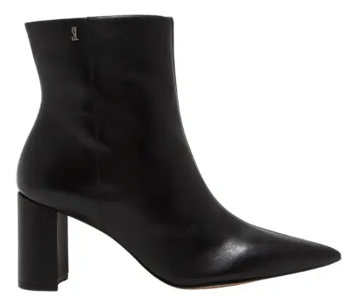 Bota Cano Médio Couro Nobre Salto Bloco