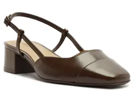 Sapatilha Slingback Salto Bloco