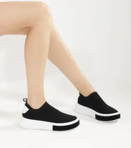 Tênis S-Derina Knit Preto
