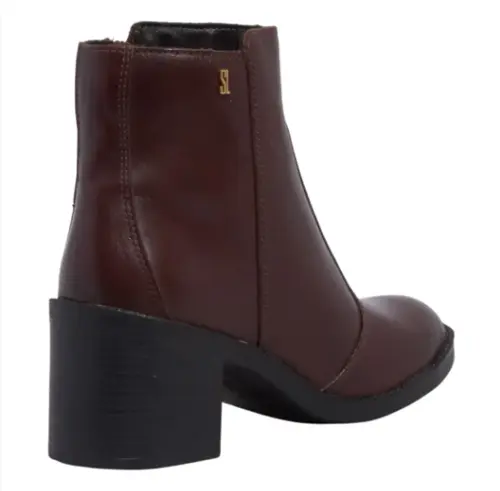 Bota Confort Salto Baixo Bloco