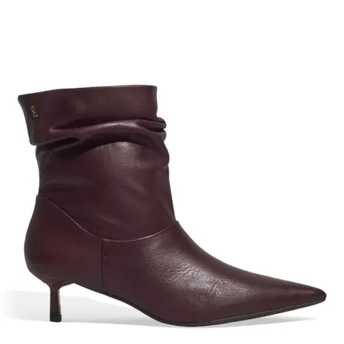 Bota Couro Slouch
