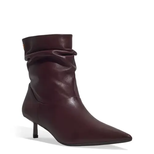 Bota Couro Slouch