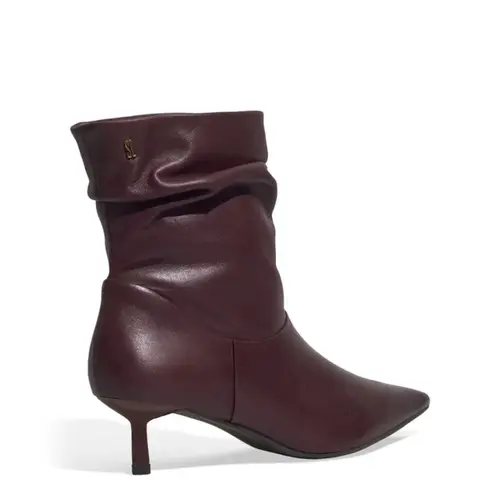 Bota Couro Slouch