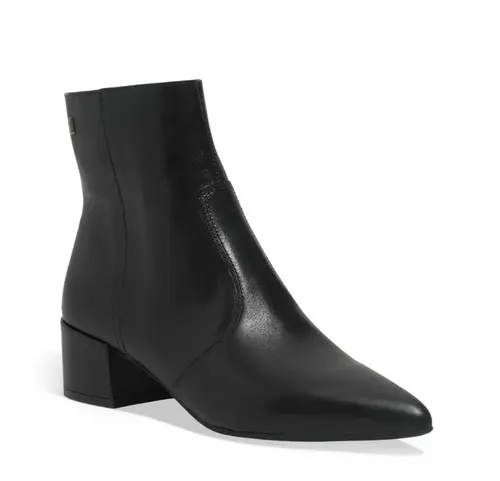 Bota Couro Salto Baixo