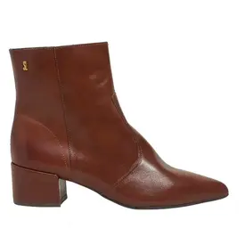 Bota Couro Salto Baixo