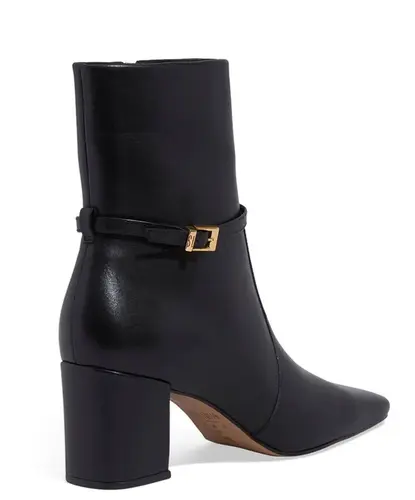 Bota Couro Fivela Salto Grosso