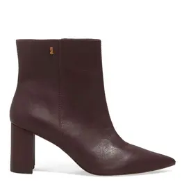 Bota Cano Médio Couro Nobre Salto Bloco