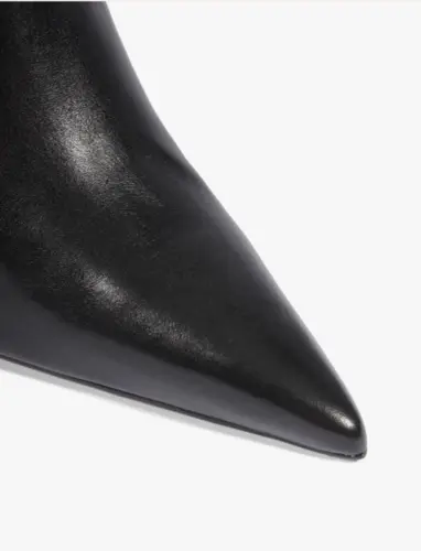 Bota Mikki Up Salto Alto Couro