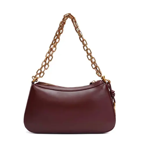 Bolsa Baguete Soft Alça De Ombro Corrente