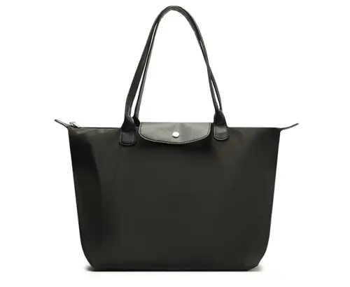 Bolsa Shopping Grande Nylon Botão
