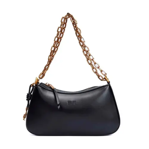Bolsa Baguete Soft Alça De Ombro Corrente