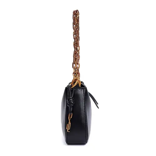 Bolsa Baguete Soft Alça De Ombro Corrente