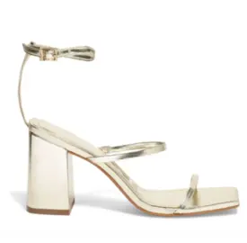 SANDALIA COURO SALTO BLOCO