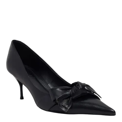 Scarpin Couro Confort Bico Fino