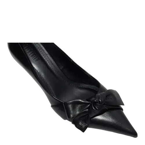 Scarpin Couro Confort Bico Fino