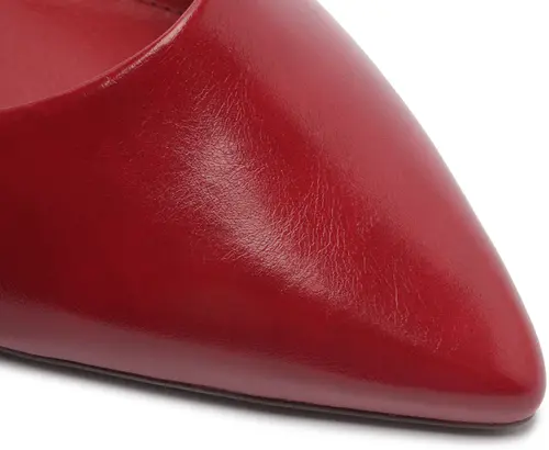 Scarpin Slingback Tiras Finas Detalhe Metal