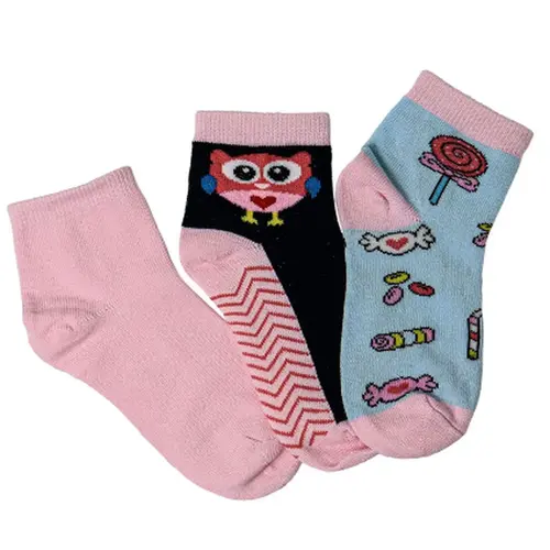 Kit Meia Hoahi Cano Médio (3 Pares) 004HOJC21218