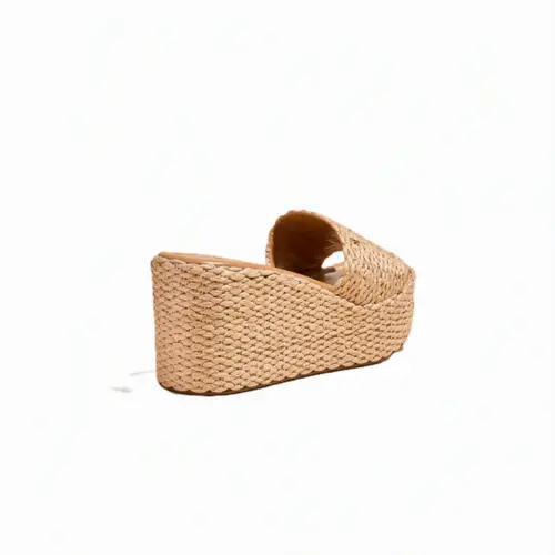 Tamanco Espadrille Anabela Tramado