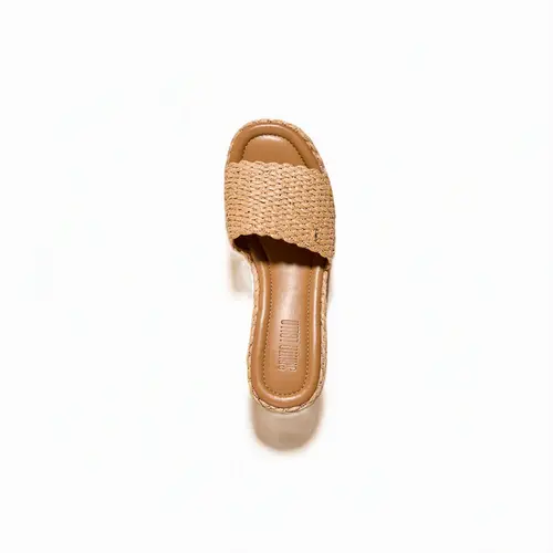 Tamanco Espadrille Anabela Tramado