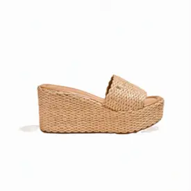 Tamanco Espadrille Anabela Tramado