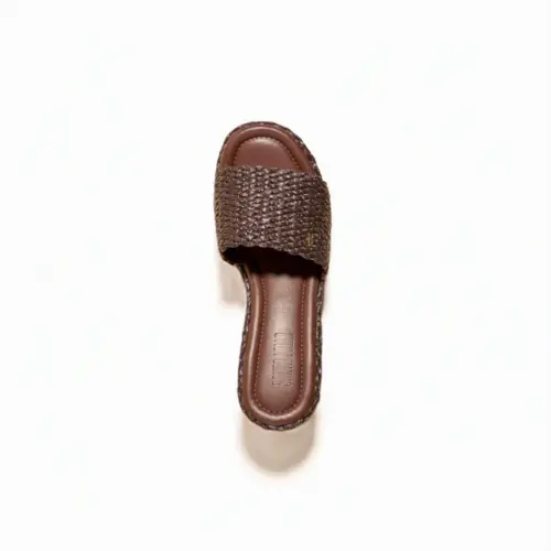 Tamanco Espadrille Anabela Tramado