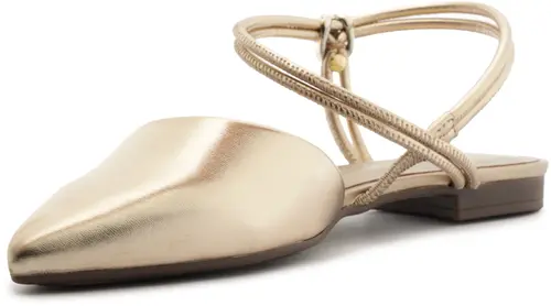 Sapatilha Slingback Bico Fino