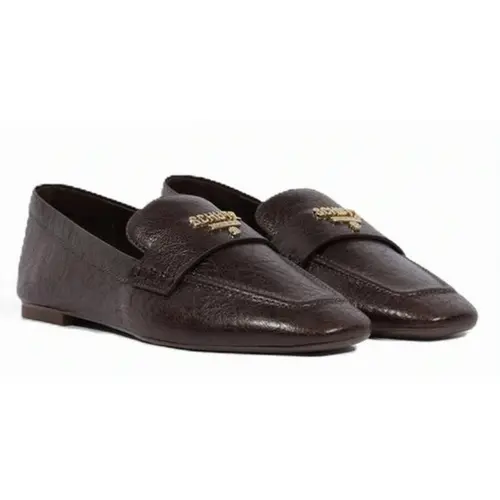 Mocassim Bico Quadrado Couro